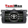 TomiMax Toyota Corolla 2007-2012 Android 14 autorádio s WIFI, GPS, USB, BT HW výbava: 8 Core 4GB+64GB PX HIGH