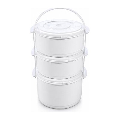 MAKRO - Obedár / jedlonosič 3 dielny 2 x 1L, 1 x 1,7L, rôzne farby