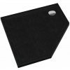 Schedpol Caspar New Black Stone sprchová vanička 90x90 cm čierna 3.2398/C/ST