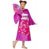 Smiffys Kostým detský Gejša ružová