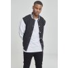 Urban Classics 2-tone College Sweatjacket blk wht