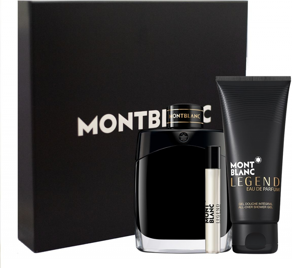 Mont Blanc Legend SET: EDP 100 ml + EDP 7,5ml + Sprchový gél 100 ml pre mužov