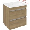 Sapho EZARA umývadlová skrinka 48x54x39cm, dub cuneo EZ492-2525