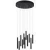 LED závesné osvetlenie Trio Tubular čierna TR 321691132