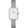 Daniel Wellington Quadro Pressed Mesh Silver/White DW00100438