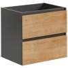 ArtCom Skrinka pod umývadlo MONAKO Grey Oak 820 | 60 cm
