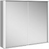 Keuco Royal Match - Zrkadlová skrinka s LED osvetlením, 80x70x16 cm, strieborný elox 12802171311