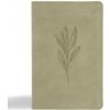 CSB Large Print Personal Size Reference Bible, Digital Study Edition, Sage Suedesoft Leathertouch