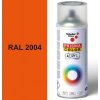 Sprej oranžový lesklý 400ml, odtieň RAL 2004 farba oranžová lesklá, Schuller Ehklar, farby v spreji PRISMA COLOR 91007