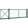 EKOfence Posuvná samonosná brána 2D panel ZnPVC 4000x1500mm, zelená, P/Ľ 16100