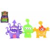 Teddies Mimozemšťan/Monštrum antistresový mačkací sliz 8-9cm 3 farby