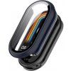 VSETKONAMOBIL 117835 PC FULL COVER Plastový kryt so sklom pre Xiaomi Smart Band 10 / 10 NFC tmavomodrý