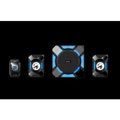 Genius repro GX GAMING SW-G2.1 1200 , Reproduktory, herní, 2.1, 36W, modré podsvícení, černé 31730044400