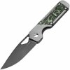 Kizer Frame Lock Mini Militaw Jonathan Styles S45VN Titanium+Jungle Wear Carbon Fiber Ki3634SA2
