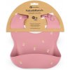 PETITE&MARS Podbradník silikónový Take&Match Rose Princesses 6m+