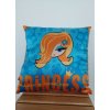 Vankúš Funky Fish malý 35x35 cm Ružová