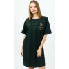 Dámska nočná košeľa krátky rukáv Wish XL Tmavozelená
