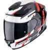 SCORPION prilba na motocykel EXO-GT SP AIR TORNADO (čierna/červená), veľ. M