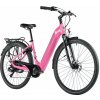 Mestský elektrobicykel Leader Fox Induktora 2023 ružová
