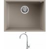 Elleci QUADRA 110 UM G43 tortora + Elleci C01 CADDY chróm