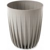 Kvetináč plast sivý Lamela 14,5 cm x 14,5 x 17,2 cm