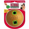 KONG BAMBOO lopta z bambusu na pochúťky M 12,1x12,1x12,1cm pre psov