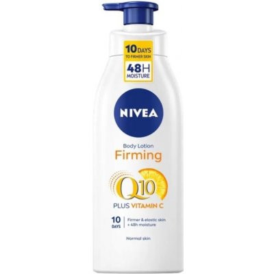 NIVEA Firming Q10 + Vitamín C Spevňujúce telové mlieko 400 ml, Q10 + C