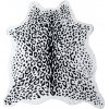 Textilomanie Osuška LEOPARD, čiernobiela 146 x 150 cm, 100% polyester