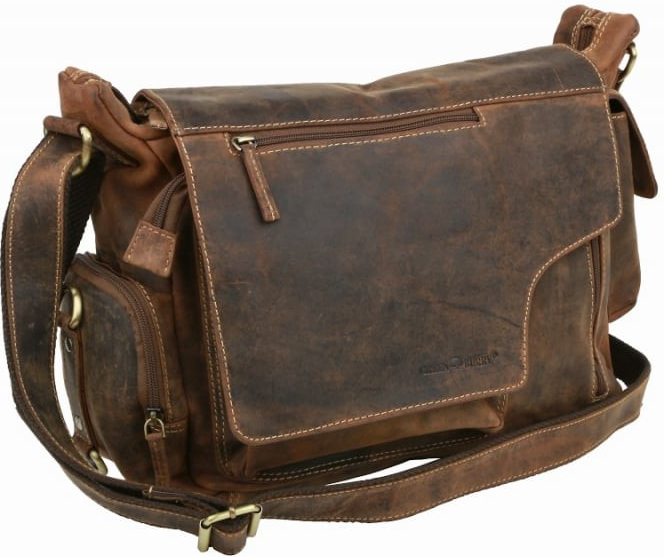 GreenBurry Vintage new hunting Bag II. Leather 1763AM-25