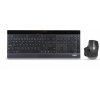 Súprava klávesnice a myši RAPOO 9900M multirežimová bezdrôtová ultratenká CZ/SK, čierna 6940056193490