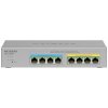 Netgear NETGEAR MS108TUP Nespravované L2 2.5G Ethernet (100/1000/2500) Podpora napájania cez Ethernet (PoE) Šedá (MS108TUP-100EUS)