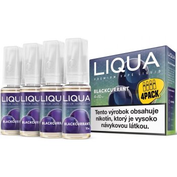 Ritchy Liqua Elements 4Pack Blackcurrant 4 x 10 ml 6 mg