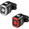 Blikačky sada FORCE FLEA 200 LM, USB predné+zadné