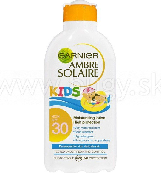 Garnier Ambre Solaire Kids opaľovací mlieko SPF30 200 ml