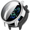 PROTEMIO 107630 PC FULL COVER Plastový kryt so sklom pre Garmin Vivoactive 6 strieborný