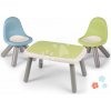 Set stôl KidTable Life Smoby šedozelený výška 45 cm s dvoma farebnými stoličkami s UV filtrom