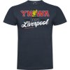 Superfutbal Pánske tričko YNWA, tmavo sivé Veľkosť: M