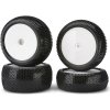 Carson Kolesá Tyre Set Dirt Warrior Dish, white 1/10 4 ks