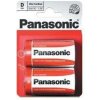 PANASONIC Zinkouhlíkové baterie Red Zinc R20RZ/2BP EU D 1,5V (Blistr 2ks) (330021,00)