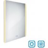 Nimco - Zrkadlo s LED osvetlením, 60x80 cm, dvoma dotykovými senzormi ZP 17002VX