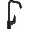Hansgrohe Focus M41 - Kuchynská páková batéria 260, 1jet, matná čierna 31820670