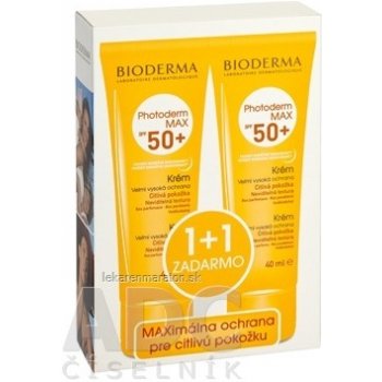 Bioderma Photoderm Max krém tónovací prirodzene hnedý SPF50+ 40 ml