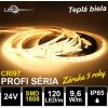LEDprodukt 5m PROFI LED pásik 120LED/m SMD1808 9,6W/m teplá biela CRI97 IP65 24V