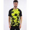 SHIRT ART INTERLOCK M/C GIALLO FLUO/NERO Tg. 3XL