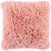 Dekoračná chlpatá obliečka na vankúš v ružovej farbe Šírka 40 cm | Dĺžka 40 cm ružová