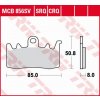 TRW ZF BRZDOVÉ DOŠTIČKY KH630 SINTER STREET BMW F 800 R 15-, S 1000 XR 17-, R 1200 GS / ADV / R / RT 13-18, R-NINE T 13-16, R 1250 R 19-, KAWASAKI H2 20-, TRIUMPH TIGER EXPLORER 1200 15-, Predný