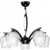 Lamkur | Luster na tyči PAULA 5xE27/60W/230V čierna | LA03252