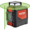 Krížový laser EXTOL PREMIUM laser zelený líniový, 8823307 (8823307)