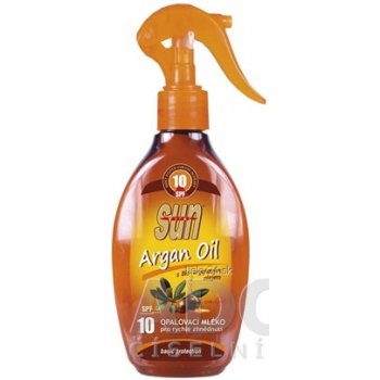 SunVital Argan Oil opaľovacie mlieko SPF10 200 ml