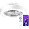 Klarstein ZenBreeze inteligentný stropný ventilátor so svetlom | 48 cm | 16 W | Tichý | LED | Akryl ()